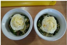 菠菜奶酪小盅蛋