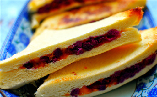 紫薯奶酪釀吐司