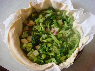 法式西蘭花派