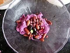 手指豆餡蒸糕