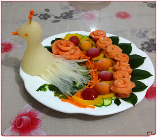 孔雀開屏