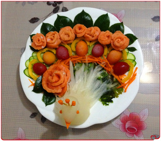 孔雀開屏