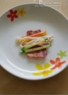培根雜蔬卷