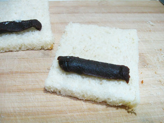 豆沙吐司卷