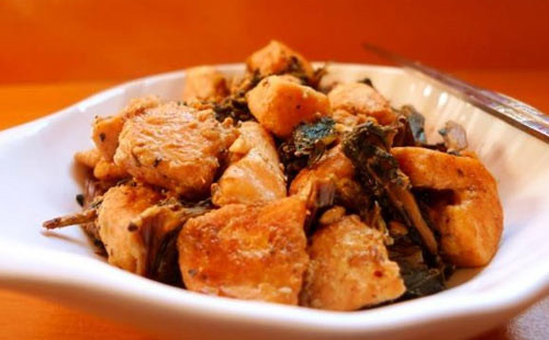 梅幹菜燒三文魚