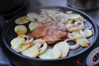 風味鐵板煎梅花肉