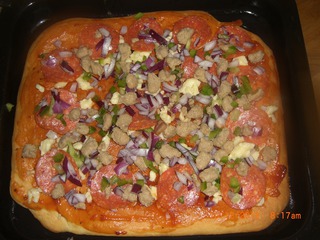 牛肉薩拉米披薩