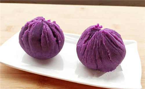 紫薯糯米茶巾絞