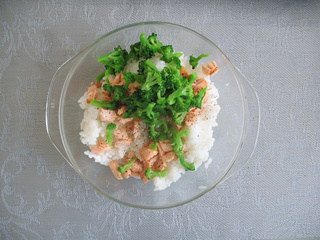 日式三文魚飯團
