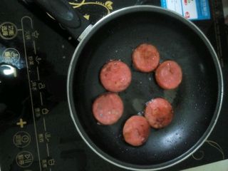 熏烤火腿腸三文治