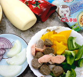 牛肉丸比薩