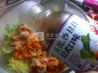 蟹肉色拉