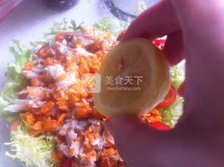 蟹肉色拉