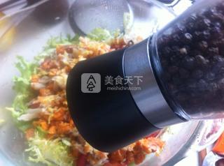 蟹肉色拉