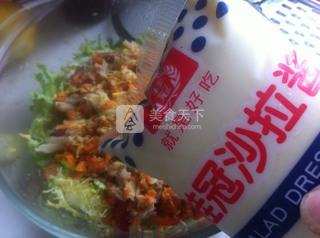 蟹肉色拉