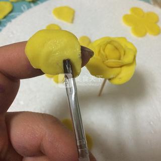 翻糖玫瑰花蛋糕