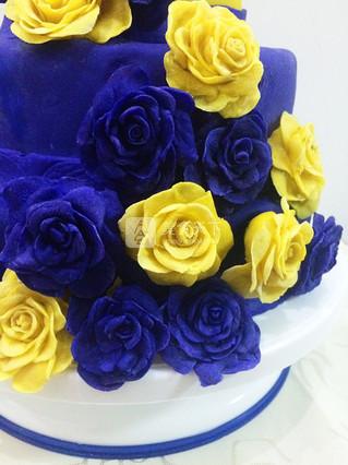 翻糖玫瑰花蛋糕