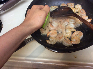 異國風情 青檸香菜蝦仁 Cilantro Lime Shrimp