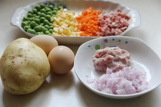 中式土豆披薩