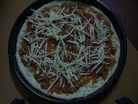 白玉菇牛肉披薩