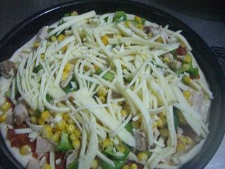 雞肉玉米披薩