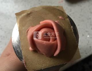 雙層奶油裱花蛋糕