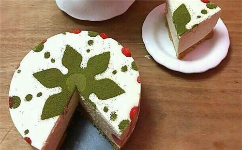 免烤草莓凍芝士蛋糕