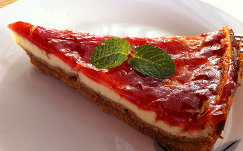 草莓醬芝士蛋糕