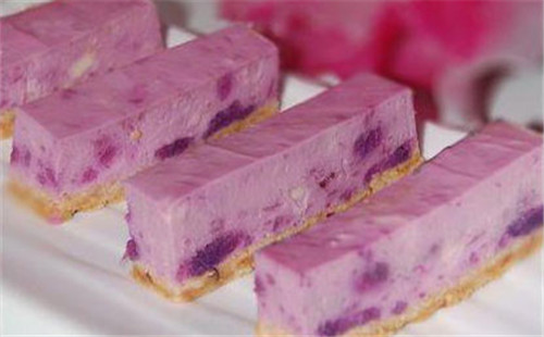 紫薯凍芝士蛋糕