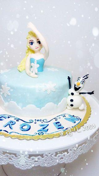 翻糖蛋糕冰雪奇緣