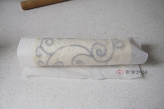花紋戚風蛋糕卷