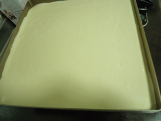 綠色花邊波點蛋糕卷
