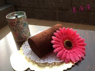 濃香可可蛋糕卷