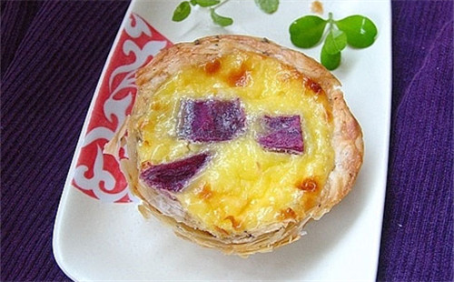 紫蘇紫薯蛋撻
