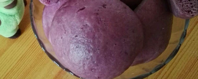 紫薯蜜豆包做法 又一款營養包點