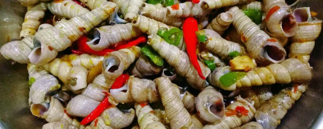 海釘螺的做法 一道極具風味的小菜