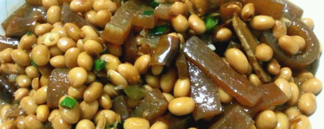 肉皮黃豆的做法竅門 肉皮黃豆怎麼做