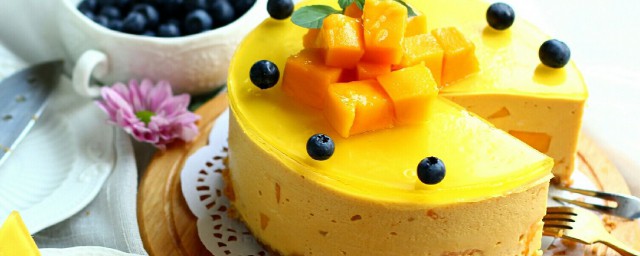 水果慕斯蛋糕的做法 芒果鏡面慕斯蛋糕