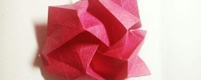 玫瑰花折紙教程 簡易玫瑰花教程