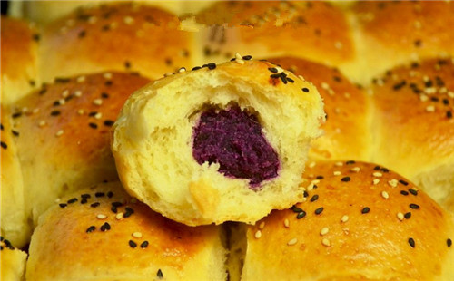 紫薯棗泥小餐包