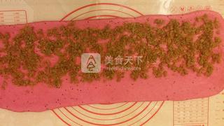 火龍果玫瑰花土司