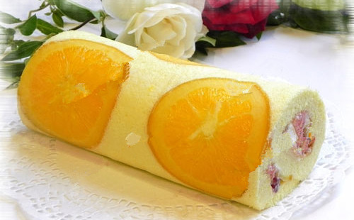 香橙蛋糕卷