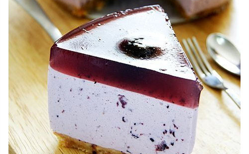 藍莓醬凍芝士蛋糕