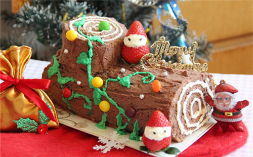 聖誕樹樁蛋糕
