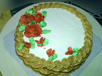 裱花蛋糕：花籃