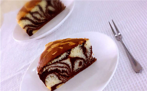 斑馬紋戚風蛋糕