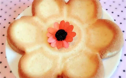 花朵戚風蛋糕