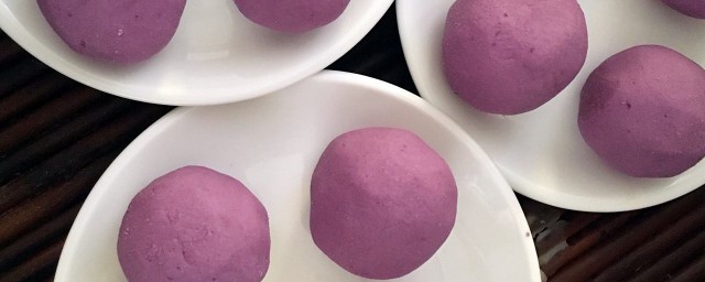 糯米紫薯的吃法 最傢常的做法