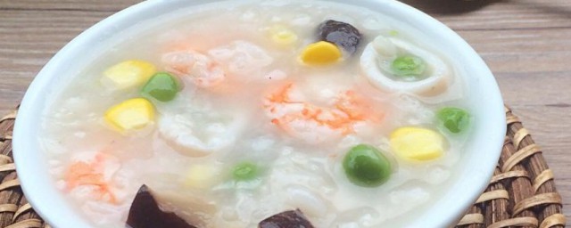 蔬菜海鮮粥做法 煲煲精彩