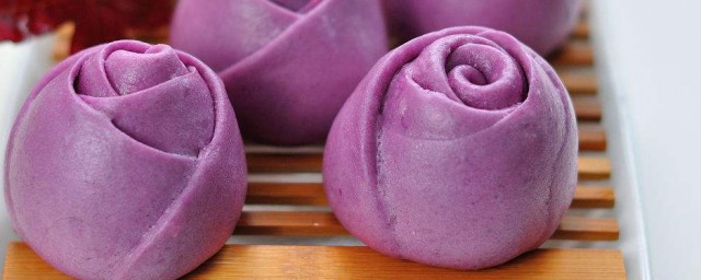 紫薯玫瑰包做法 教你做出美麗的紫薯玫瑰花